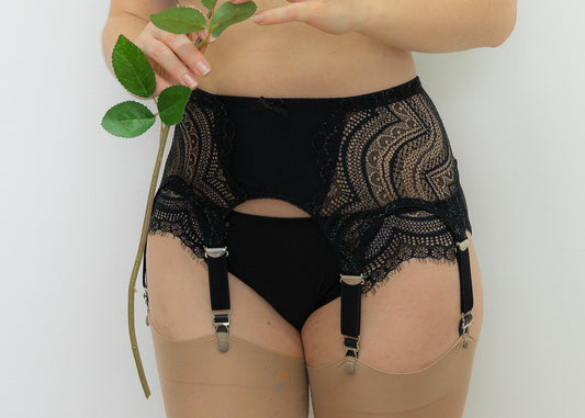 New Black Lace with a touch of silver