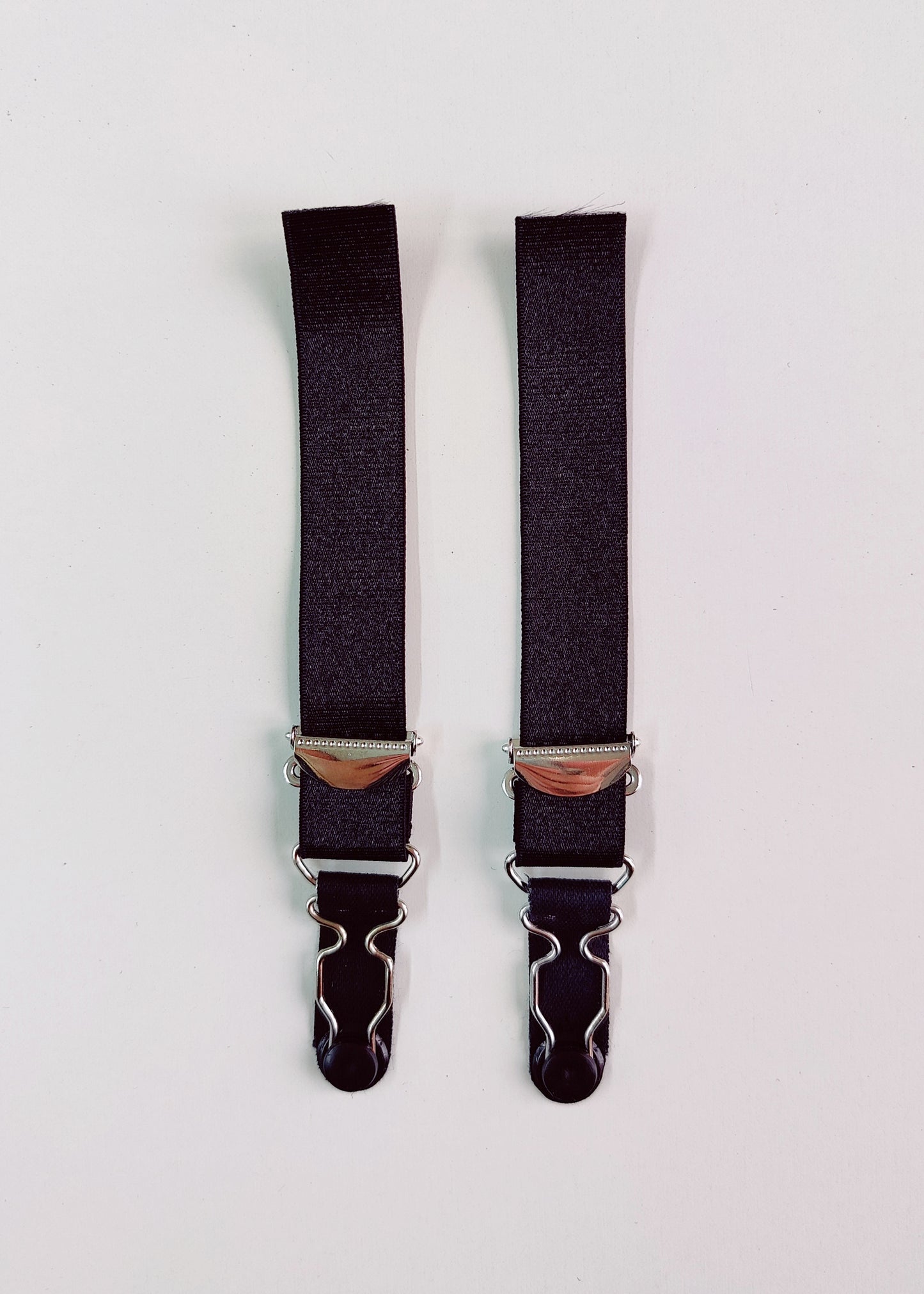 black sew on garter straps, suspender straps
