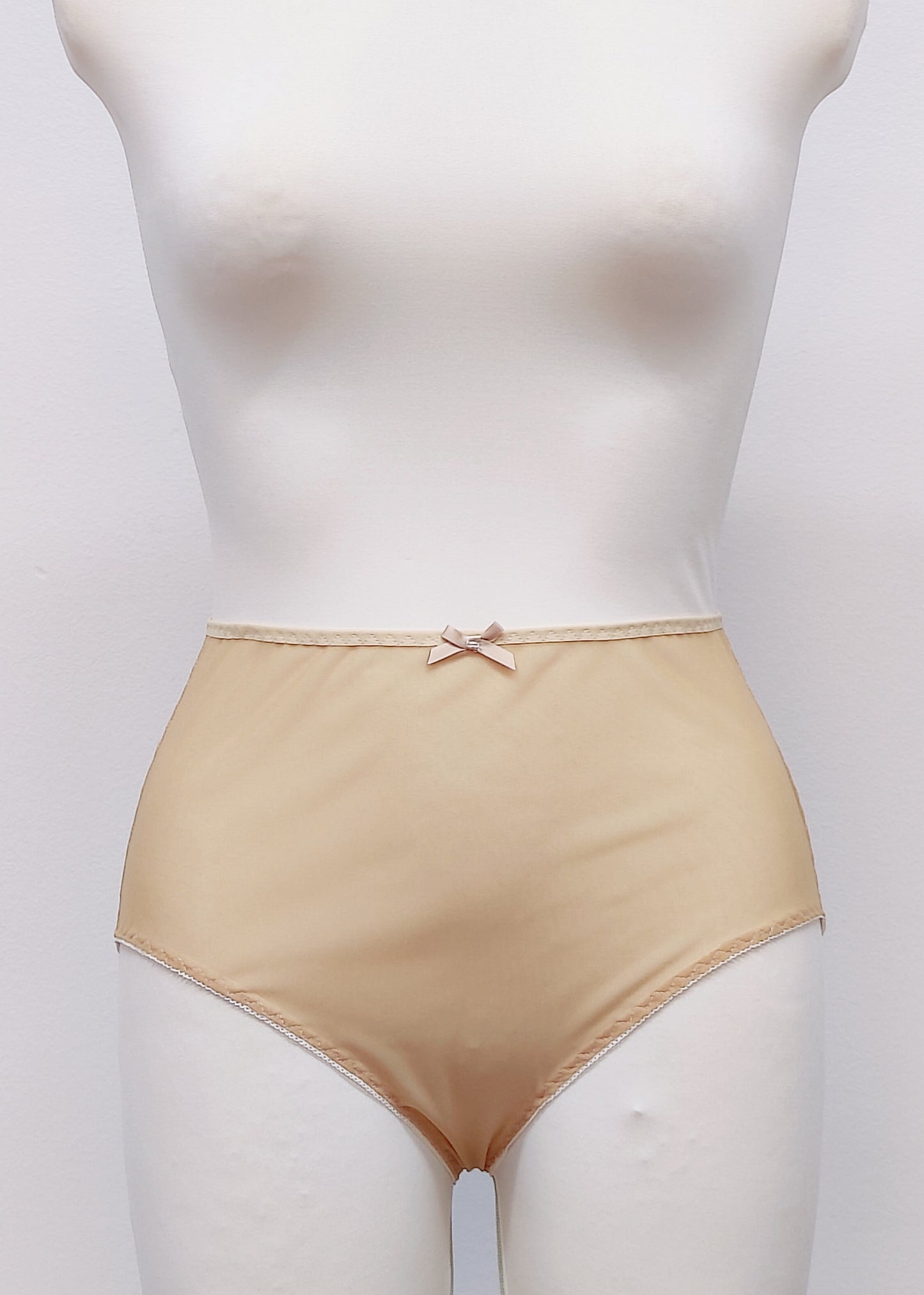 beige sheer high waist Irma panties