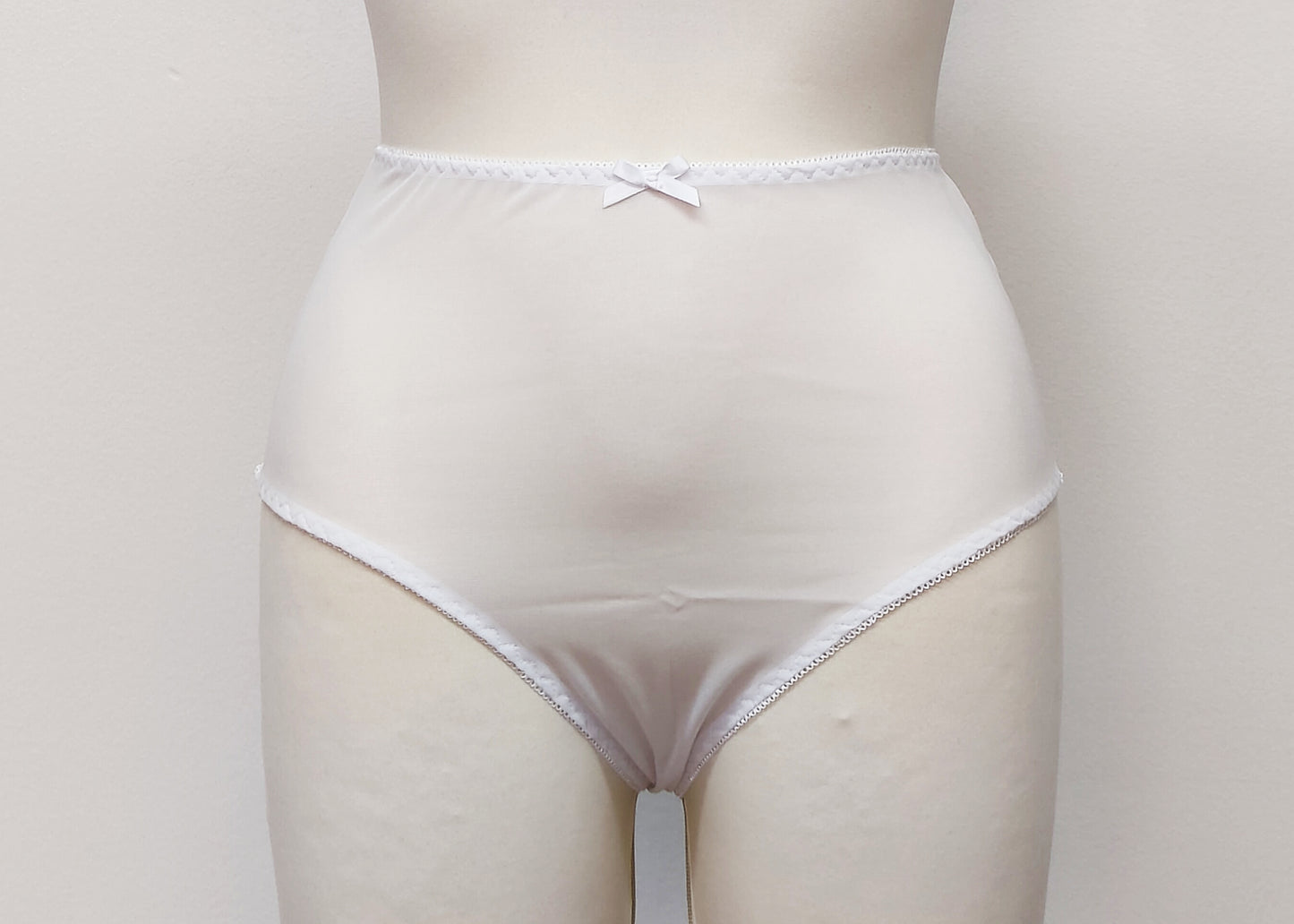white sheer high waist Irma panties