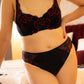 Black and Red Lace ALICE Bra