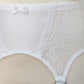 White RITA Y-Strap Lace Garter belt