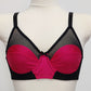 Magenta Pink AUDREY Soft cup bra size 34 B