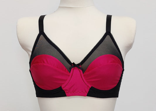 Magenta Pink AUDREY Soft cup bra size 34 B