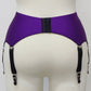 Purple SCARLETT Garter Belt size S
