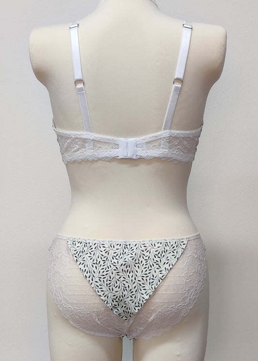 Cotton MILA Bralette with Lace