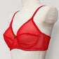 Red Sheer Full cup LILY Bra