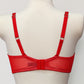 Red Sheer Full cup LILY Bra