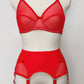 Red Sheer Full cup LILY Bra