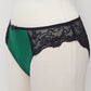 Black Lace ZIGI Tanga or Thong Panties Size XS-2XL