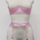 Narrow SUMMER Garter belt with Ruffle trim
