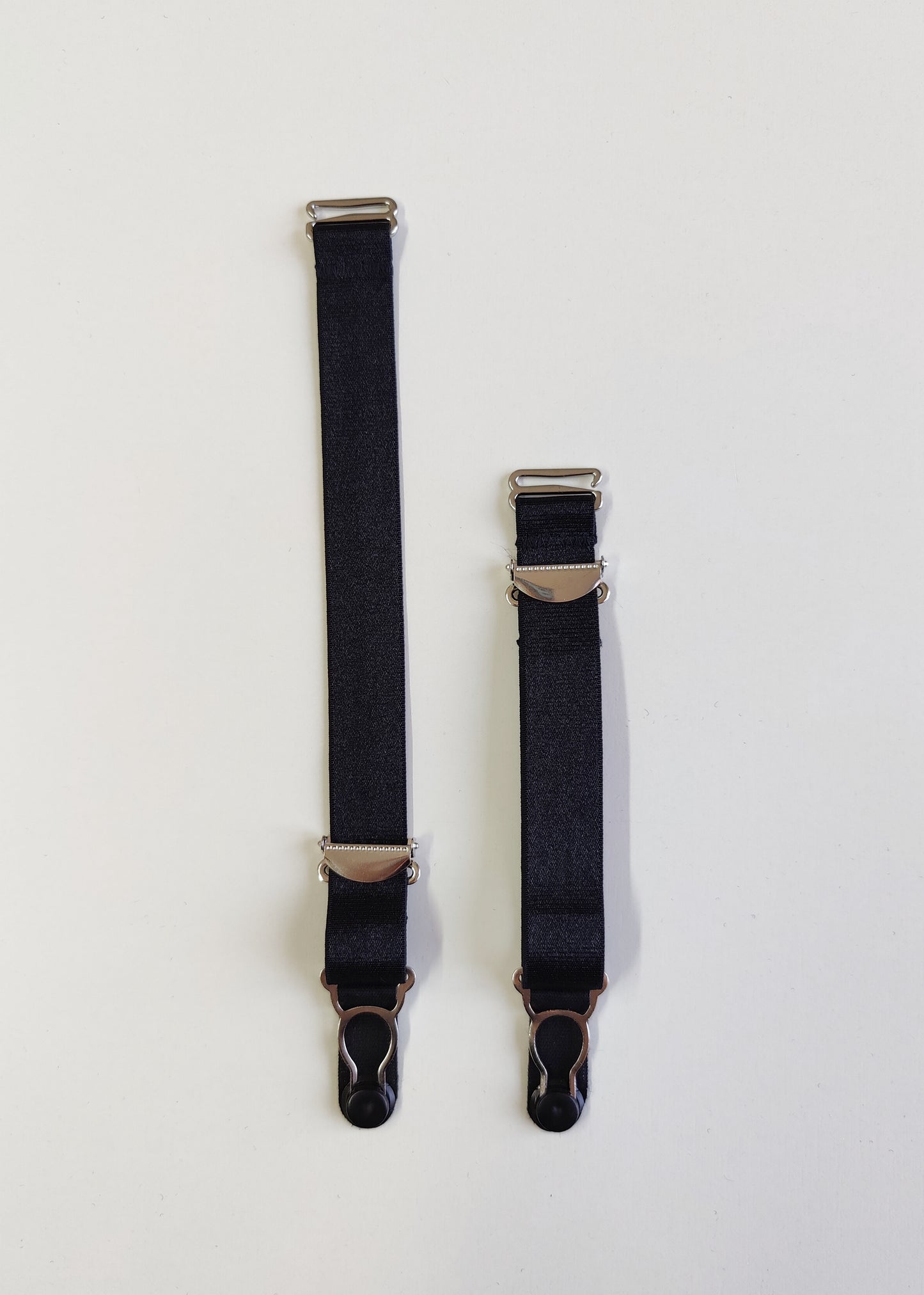 black hook on garter straps, suspender straps