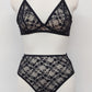 Black Sheer Lace CHLOE Bra Bralette