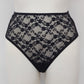 Black Sheer Lace High Waist IRMA Panties