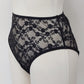 Black Sheer Lace High Waist IRMA Panties