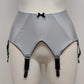 gray wide, 6 strap Nora garter belt