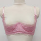 pink lace quarter cup Lucrezia bra
