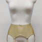 beige classic retro style  Greta garter belt with 6 straps