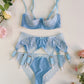 Light Blue Lingerie Set