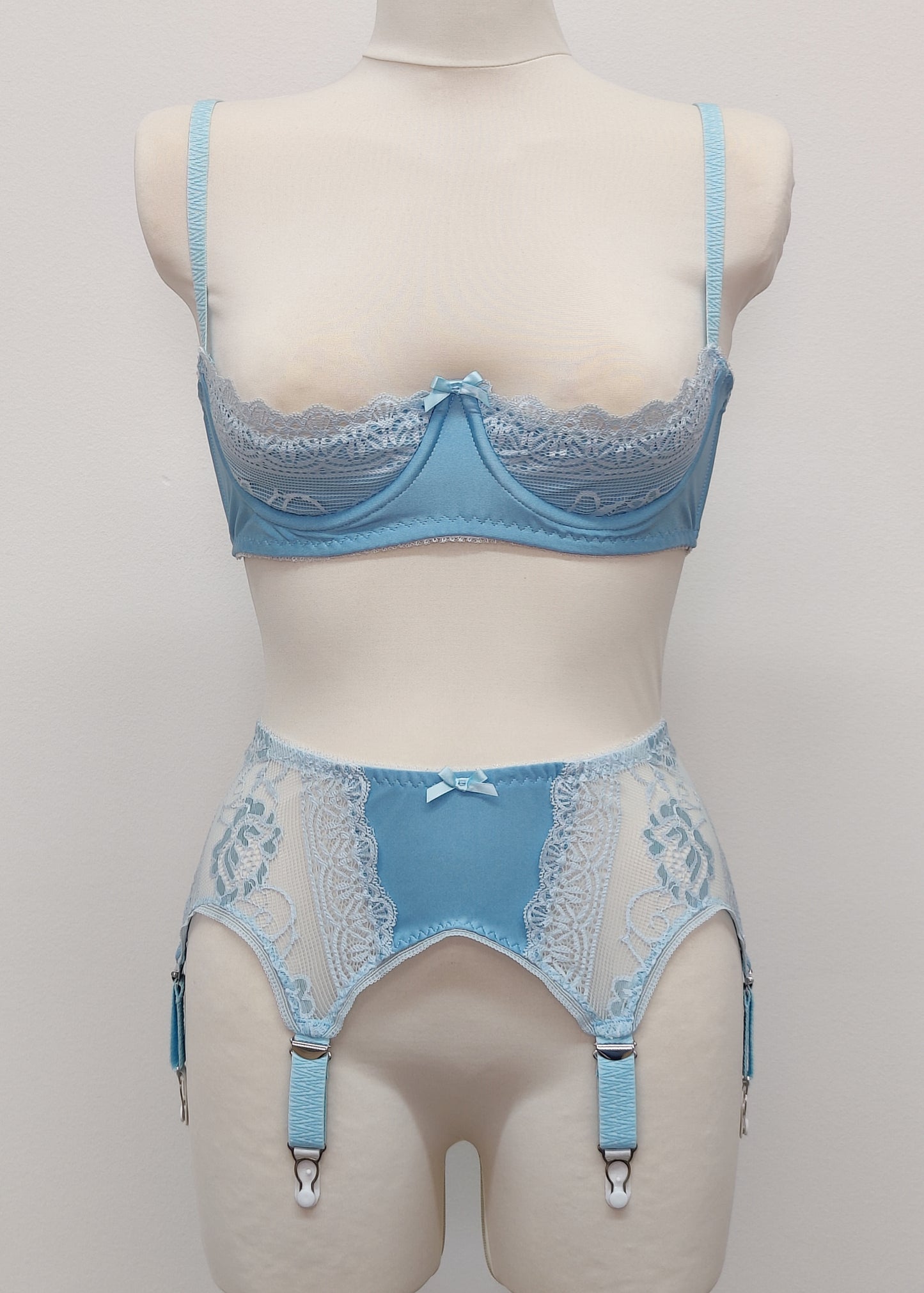 Light Blue Lingerie Set