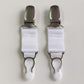 Clip-On Suspender Straps, Set of 2, 10cm/4 inch long