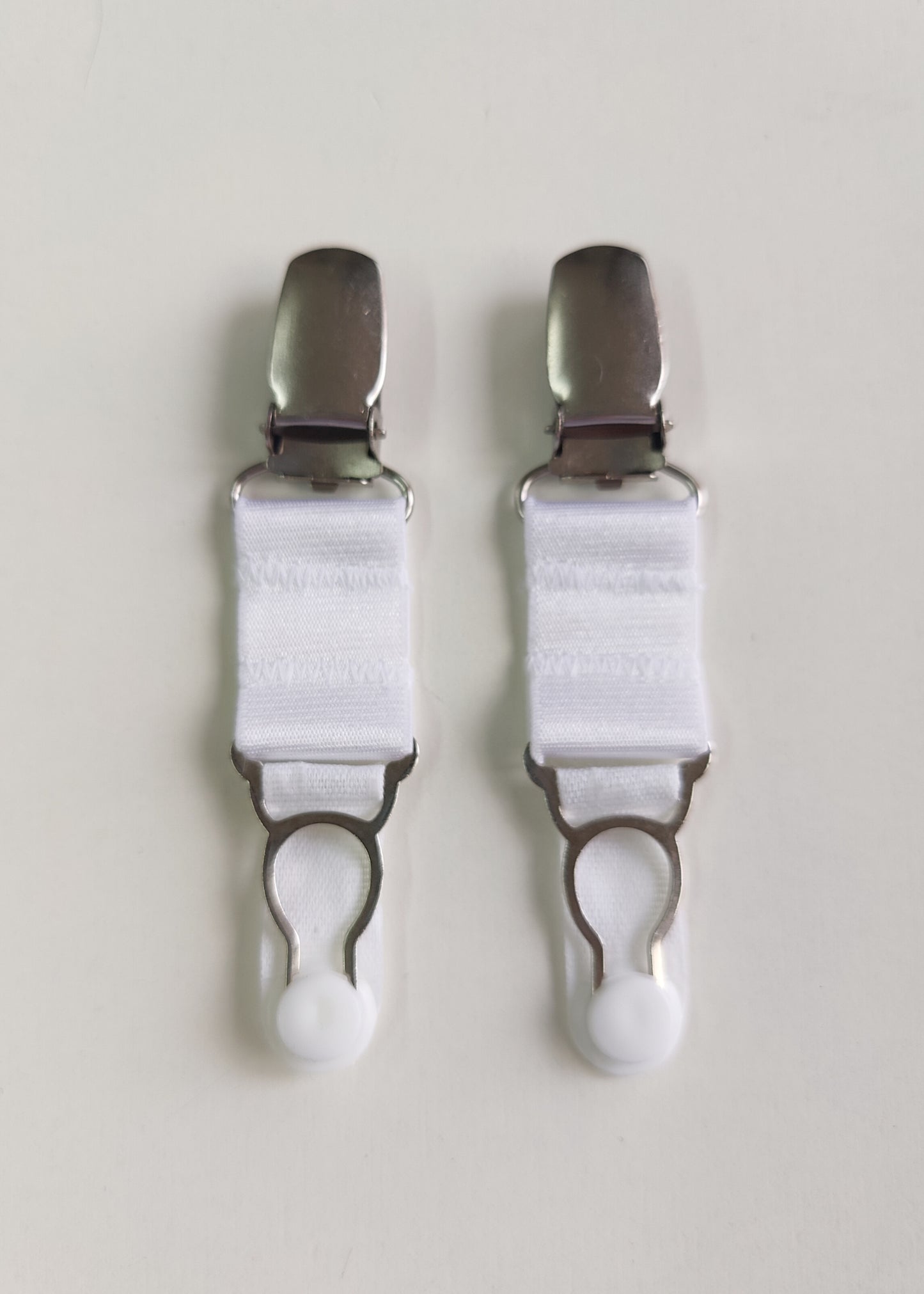 Clip-On Suspender Straps, Set of 2, 10cm/4 inch long