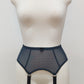 Pink, Gray, Red or Black Sheer LULA Garter belt Transparent Suspender Belt