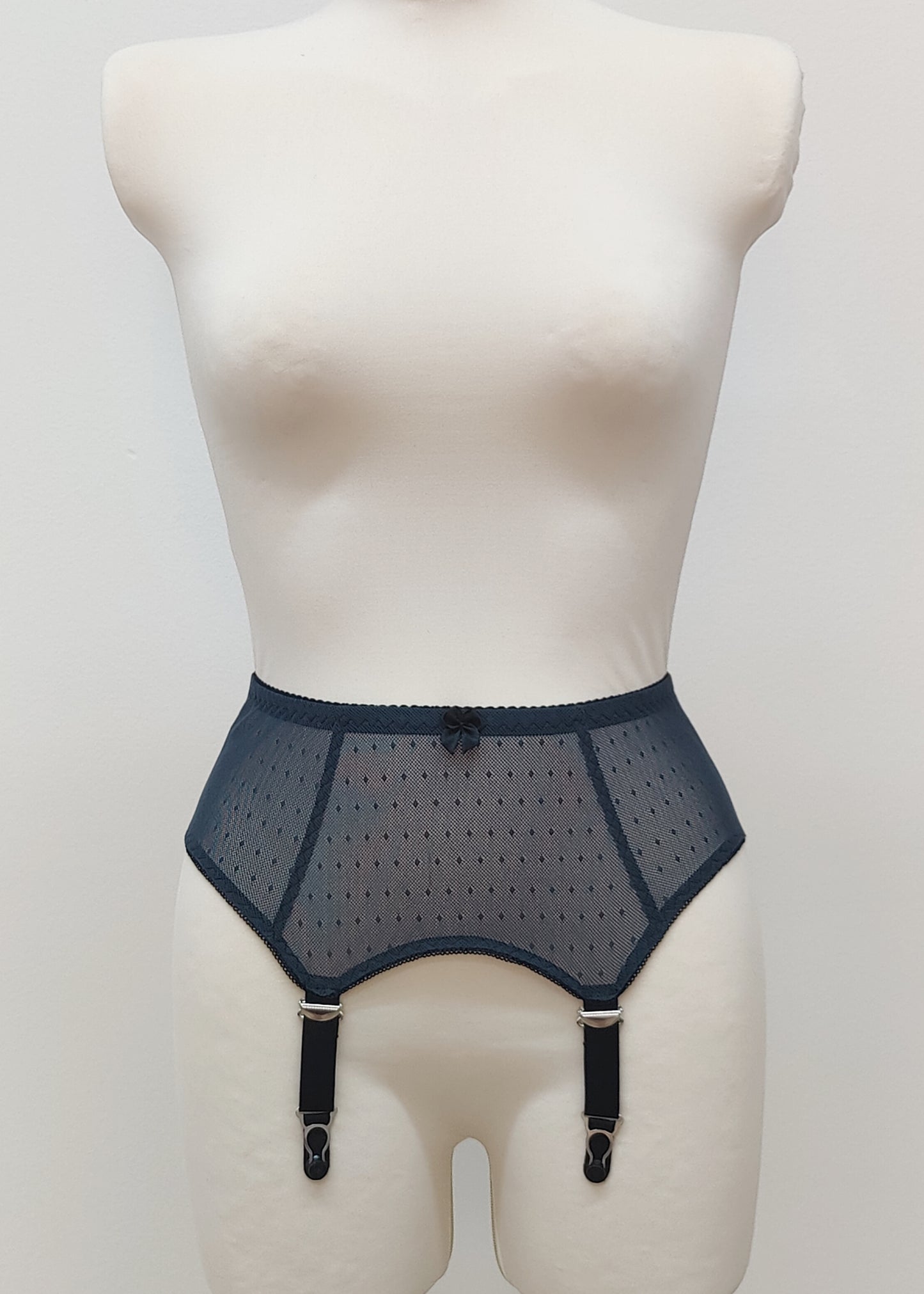 Pink, Gray, Red or Black Sheer LULA Garter belt Transparent Suspender Belt