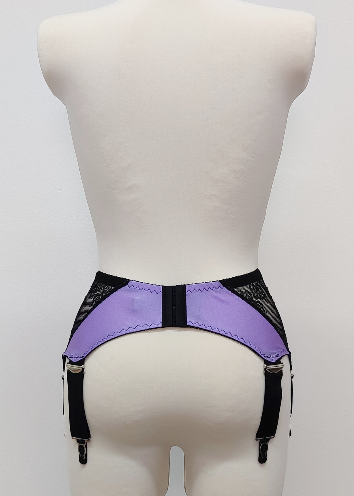 Black Lace LILIANE Garter Belt