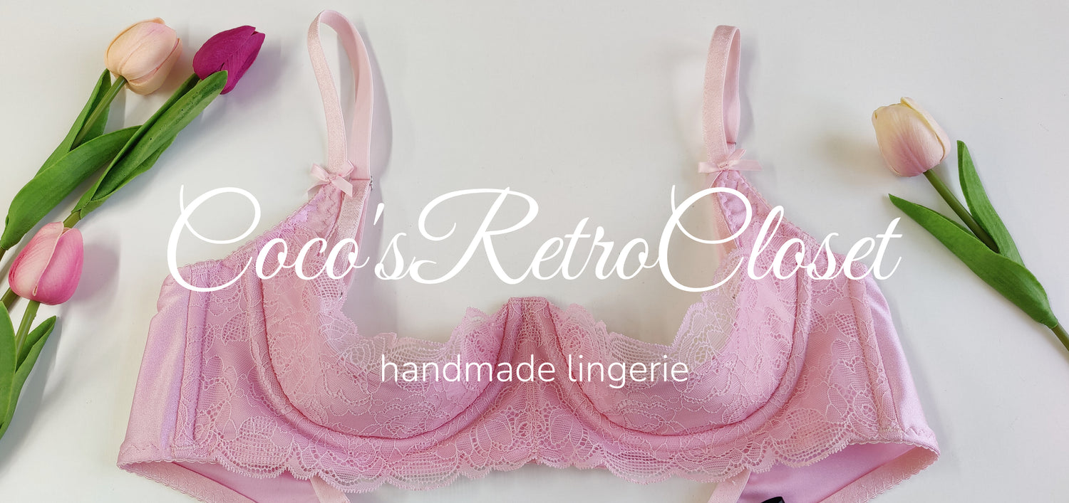 Handmade Lingerie - Garter Belts and Girdles - Coco'sRetroCloset Handmade Lingerie - Garter Belts and Girdles - Coco'sRetroCloset