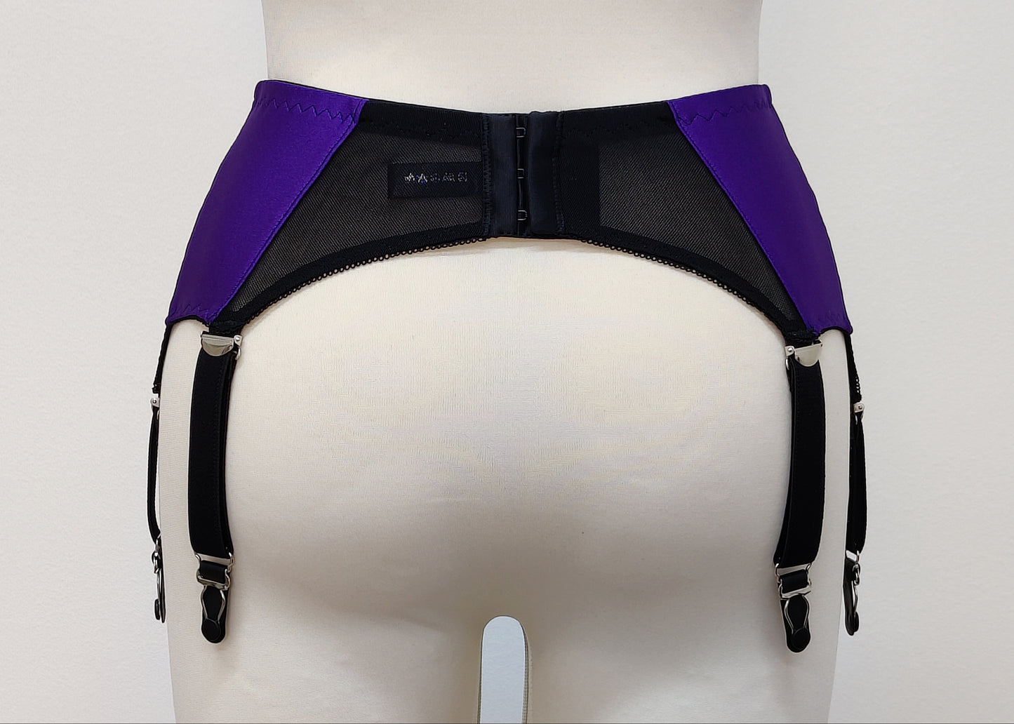 GILDA Retro Garter belt in Purple, Magenta, Red, Blue Size XS-2XL