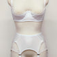 White LUCY Open cup Bra