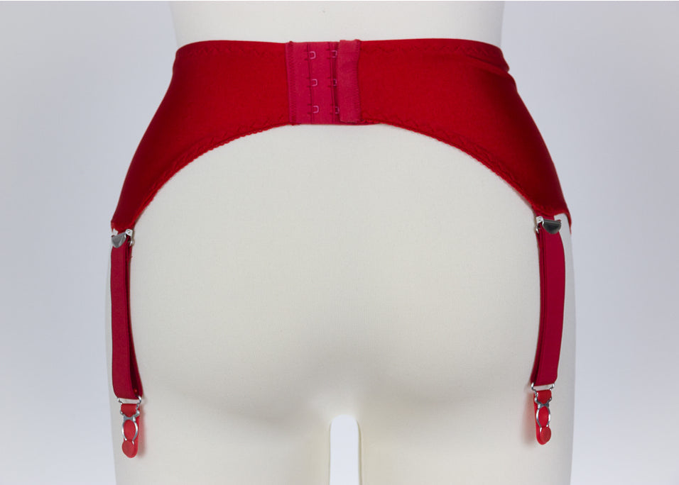 NORA Garter Belt in Red, Blue, Pink or Beige