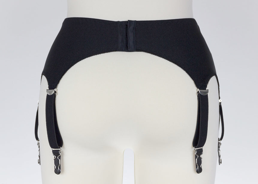 NINA Narrow Garter belt with 4, 6, or 8 straps